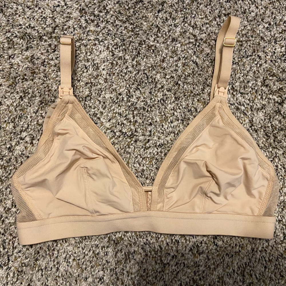 Lively Mesh Trim Nursing Bralette M